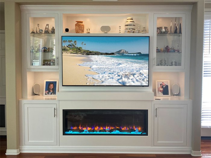 Napoleon mounted fireplaces linear slimline kamini walls ideje trendi mantels